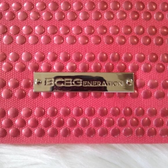 NWOT BCBGeneration Tess Foldover Studded Clutch - Picture 11 of 14